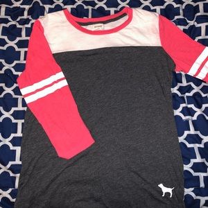 PINK 3/4 sleeve tee